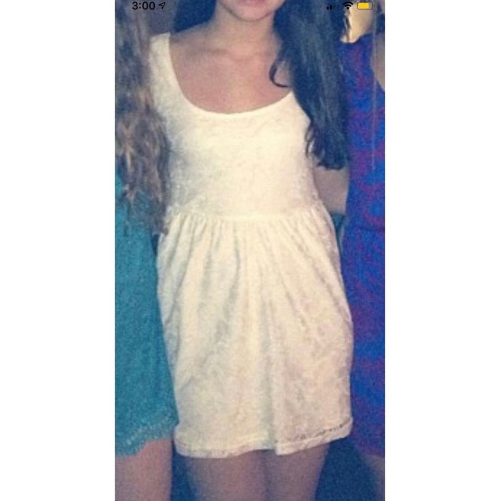 Mini white dress